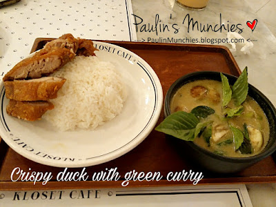 Paulin's Muchies - Bangkok: Kloset Cafe at Siam Paragon - Crispy duck with green curry