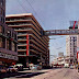 Mid 1950's, Seattle. The Bon Marche department store overpass | original color photo by Kyle Smith