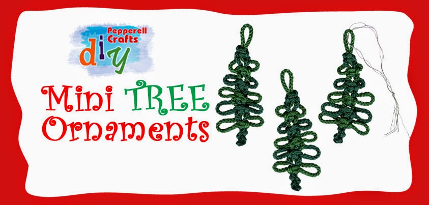 Christmas Tree Ornament Tutorial from Pepperell Crafts