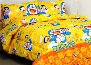 Contoh Seprei Motif Doraemon - Kamar Anak 2001611