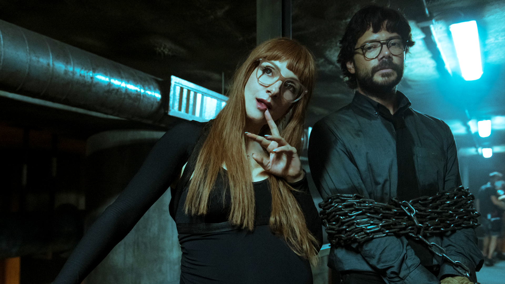 Money Heist La Casa de Papel Alicia Sierra Najwa Nimri Álvaro Morte Sergio Marquina The Professor Netflix