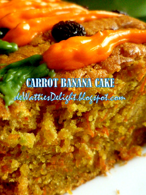 Wattie's HomeMade: Carrot Banana Cake / Kek Lobak Merah 