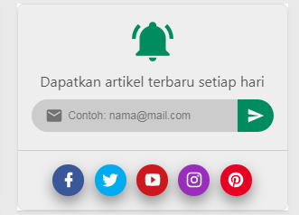 Widget Subscribe Via Email Lonceng Igniel