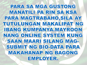 STAY HERE, SAUDI ARABIA NEEDS FILIPINOS.” -LABOR MINISTER MUFREJ AL HAQABANI