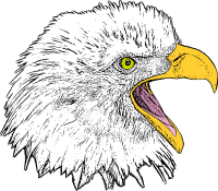 free patriotic eagle clip art