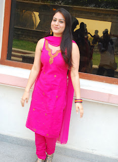 Aksha Cute Looking Photos In Pink Dress