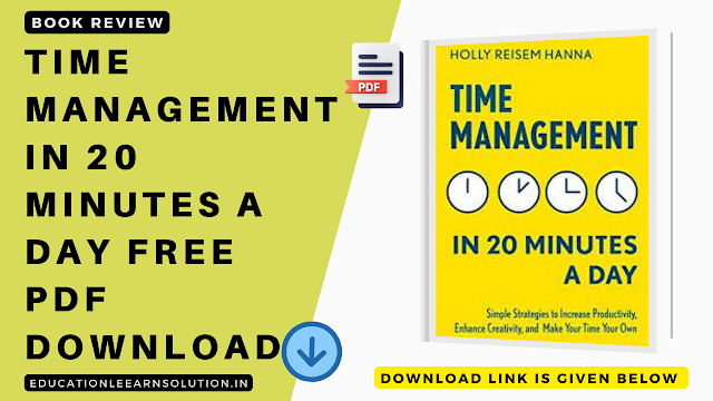 Time Management in 20 Minutes a Day Free Pdf Download
