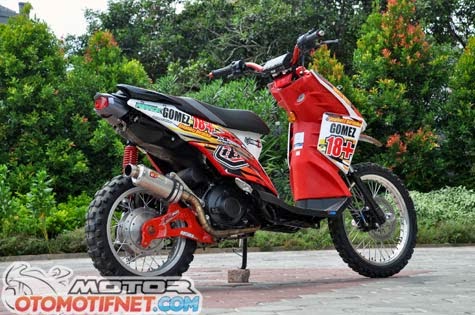  Modifikasi Motor Yamaha X Ride trail Terbaru Modifikasi 