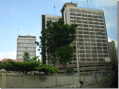 Shell building in Lagos