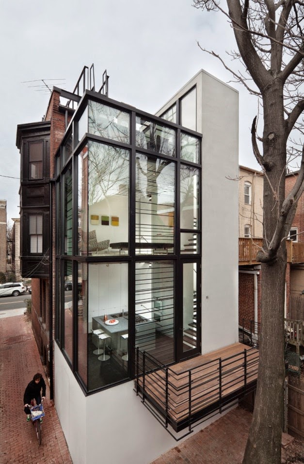 Desain Arsitektur Modern Rumah Kaca Dengan Tiang Baja  Desain Rumah 
