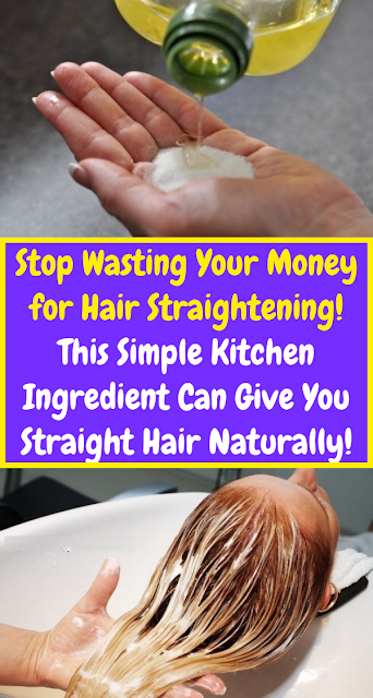 Stop Wasting Your Money for Hair Straightening! This Simple Kitchen Ingredient Can Give You Straight Hair Naturally!