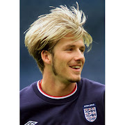 Haircut of David Beckham Curtain Hairstyle