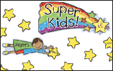 Super Kids! Kid-Drawn Job Assignment Bulletin Board