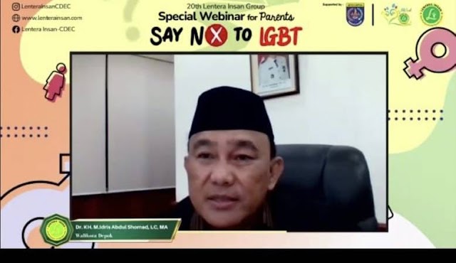 Idris Ajak Lembaga Pendidikan Cegah LGBT