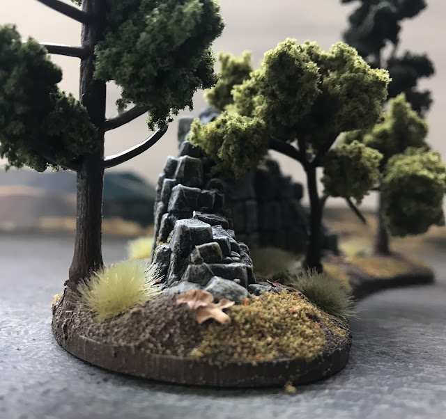 Fantasy Forest Ruin Scatter Terrain, Shadows of Ravenhome