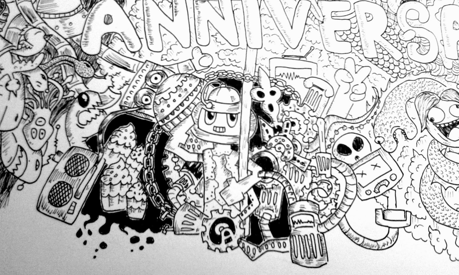 Gambar Doodle Art Anniversary Populer Dan Terlengkap Top Meme