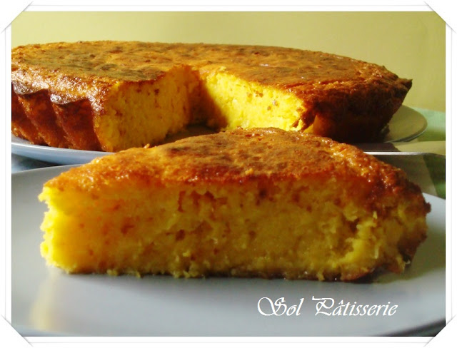 Gâteau crémeux au maïs et à la noix de coco