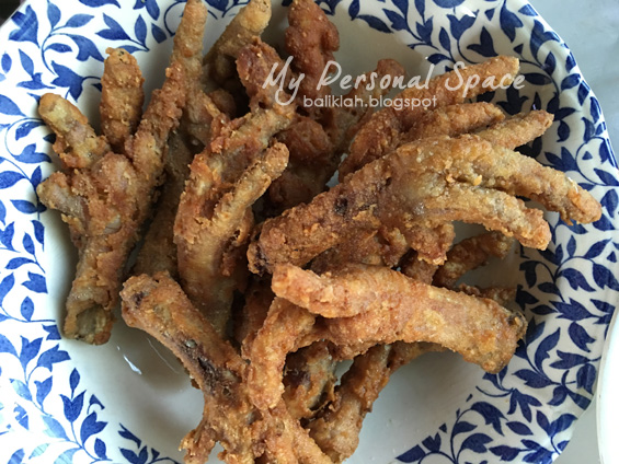 My Personal Space: Resepi Kaki Ayam Goreng