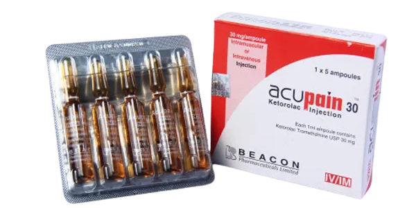 Acupain 30 Injection এর কাজ কি | Acupain 30 Injection ব্যবহারের নিয়ম | Acupain 30 Injection এর দাম