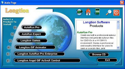 Create menu of Autorun CD by AutoRun Pro Enterprise  I am 