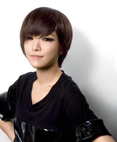 Korean Woman Short Hair Style