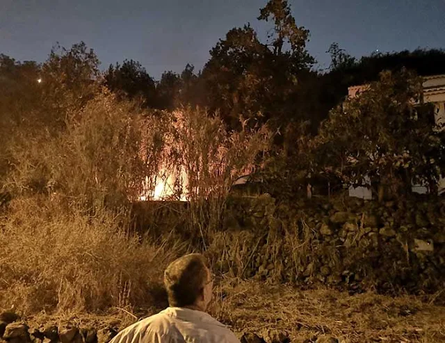 Conato de incendio en Barranco de Las Madres, Gran Canaria