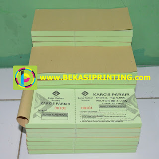 Cetak Karcis Parkir ~ Percetakan BEKASI PRINTING