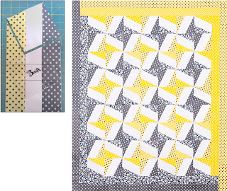 BasiX Template - Quilting Template - Bonus Pattern - Three Strip Quilt