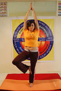 Namita Doing Yoga