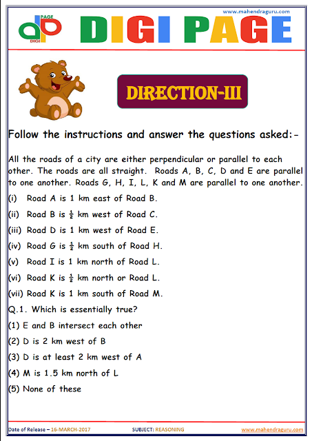 DP | DIRECTION | 16 - MAR - 17 | IMPORTANT FOR SBI PO