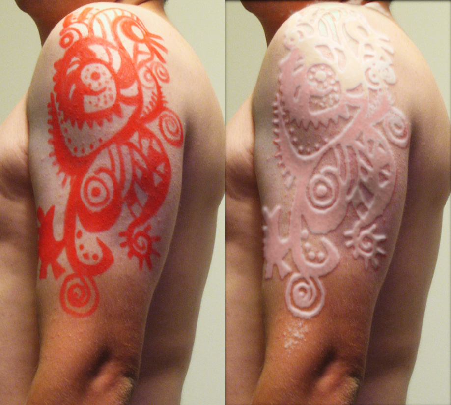 Scarification is the creative