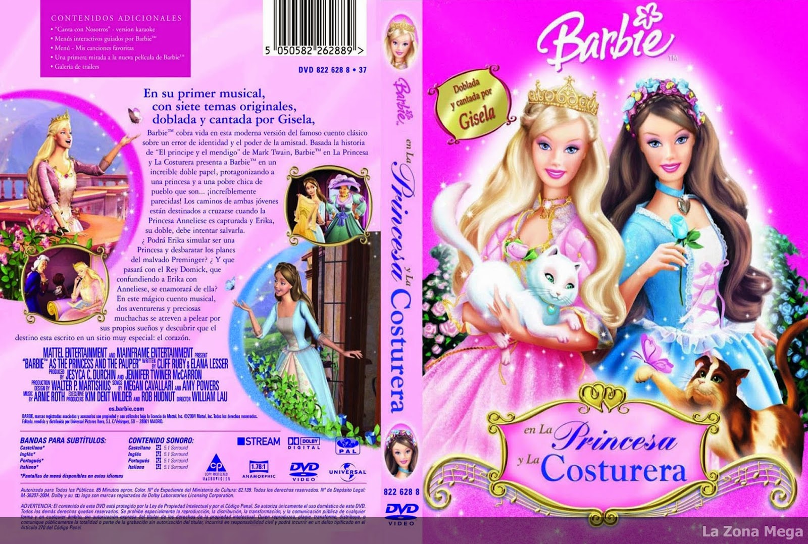 Barbie En La Princesa Y La Plebeya DVDRip Español