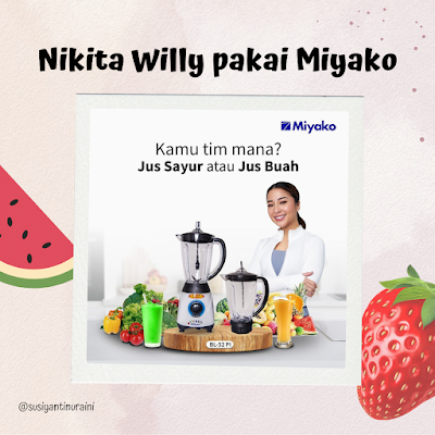 Nikita Willy pakai miyako