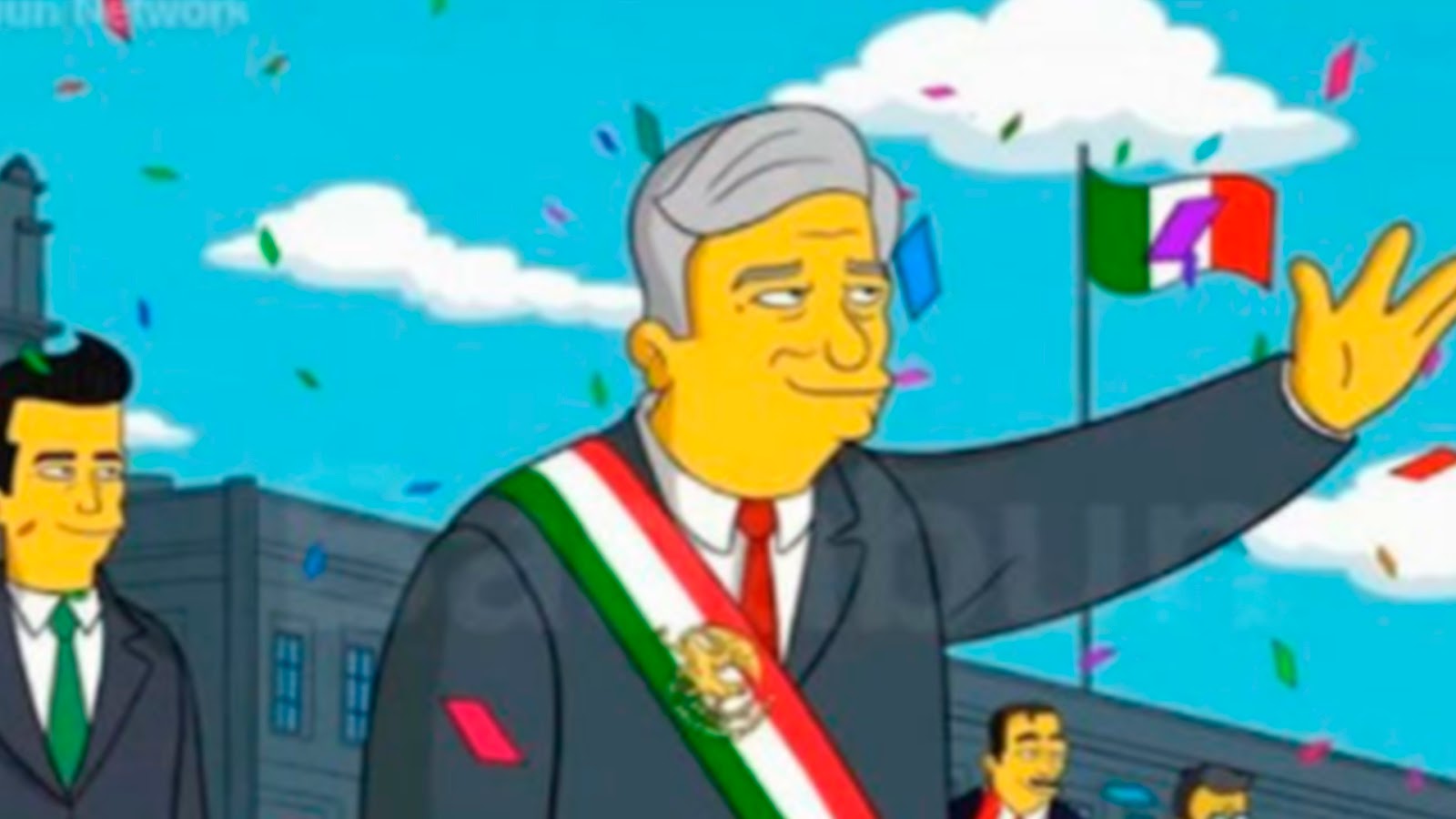 Los Simpson predicen que AMLO será presidente de México.