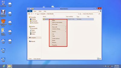 Learn how to hide files and folders in windows 8 step9