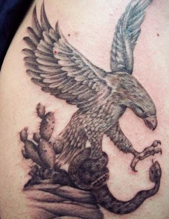 Black and Gray flying Eagle