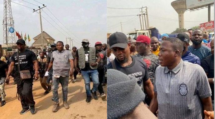 Gboah.com: Activist Sunday Igboho Arrives Ogun State ...