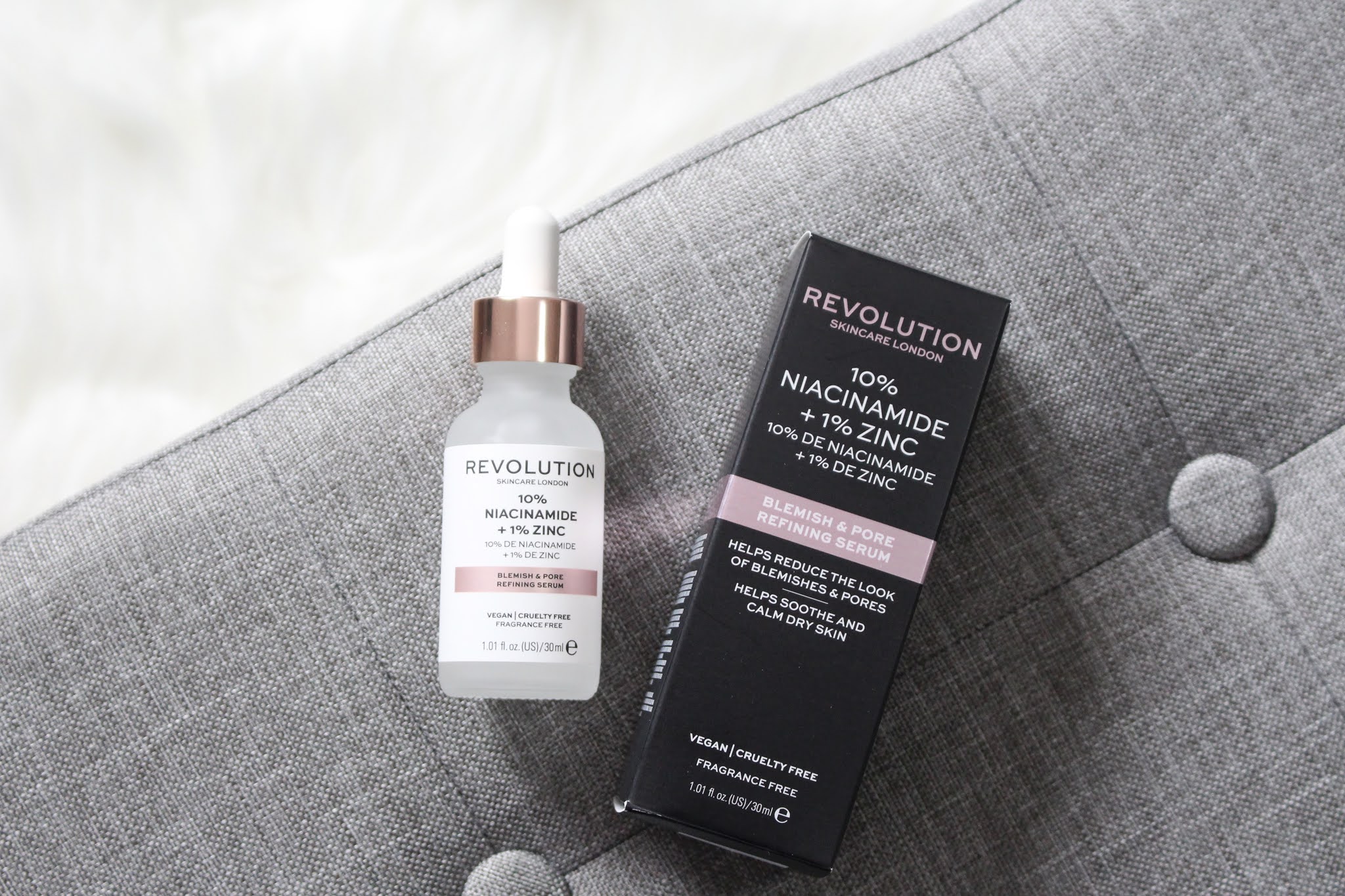 niacinamide, revolution, skincare, skin, beauty, notino, caring, spa, homespa, review, recenzia