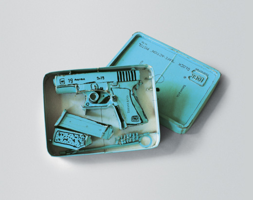 paper fix | tiffany glock (model 19)