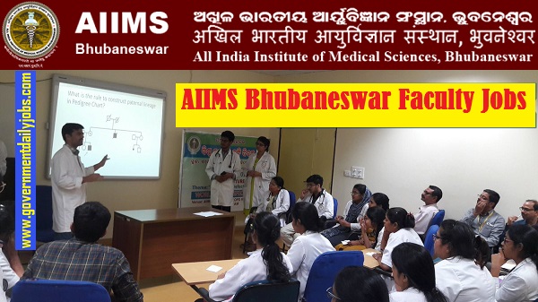 AIIMS Bhubaneswar Faculty Jobs 2020