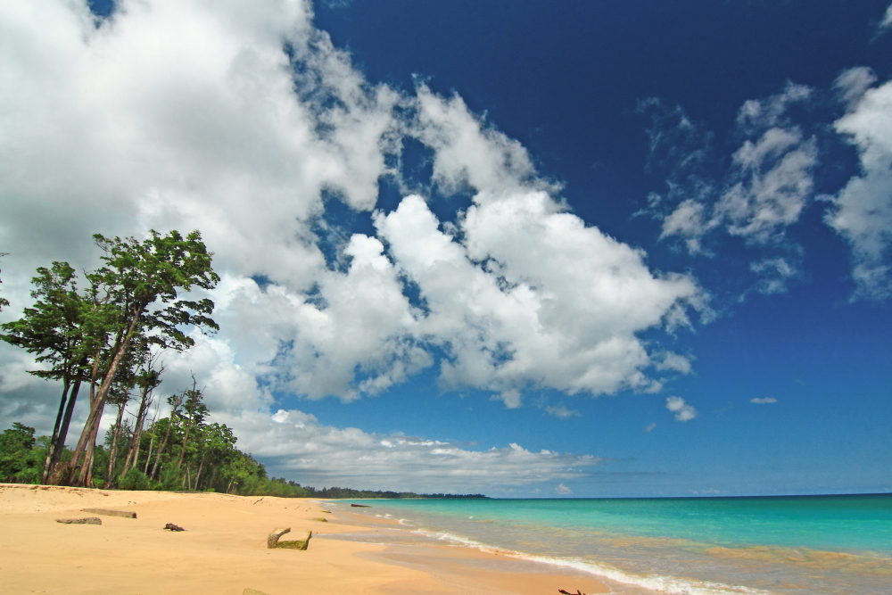 Amazing colors of the beaches in Little Andaman