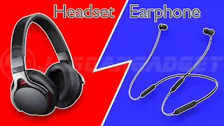 Beda Headset dan Earphone