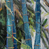 Daily Painting, Landscape Painting, "In the Bamboo" 8x6" Oil Painting
