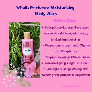 vitalis body wash white glow