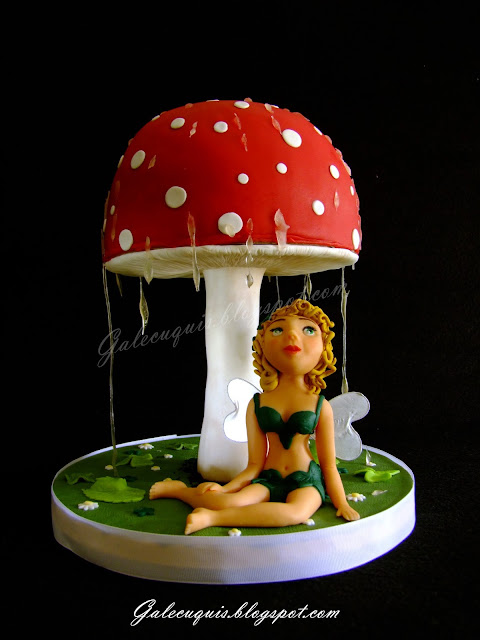 Hada modelada fondant