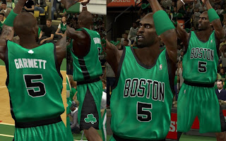 NBA 2K13 Boston Celtics HD Jersey Mod