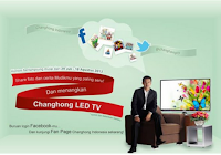 tv led changhong gratis 2013