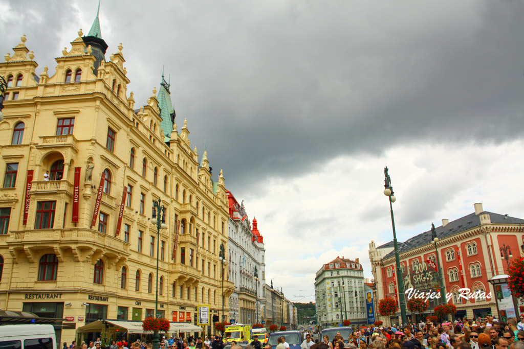 Plaza de la república de Praga
