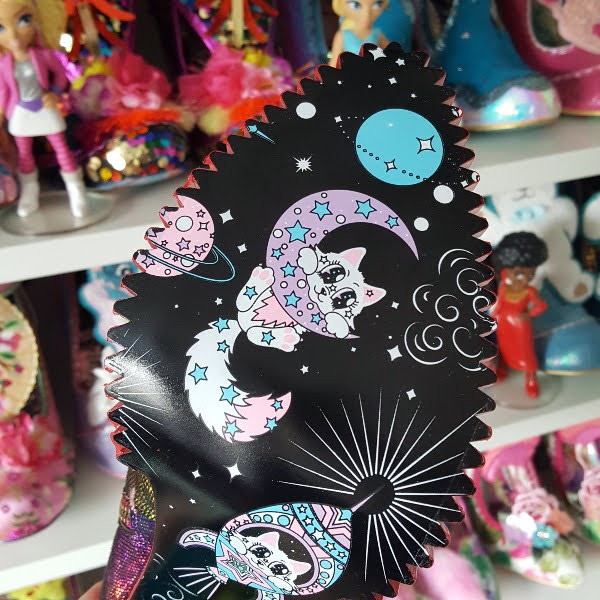 Irregular Choice AW20 space cat sole print