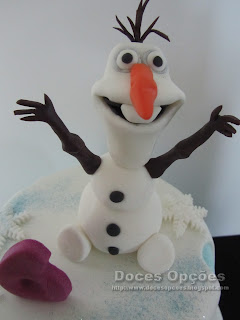 disney frozen olaf sugar paste